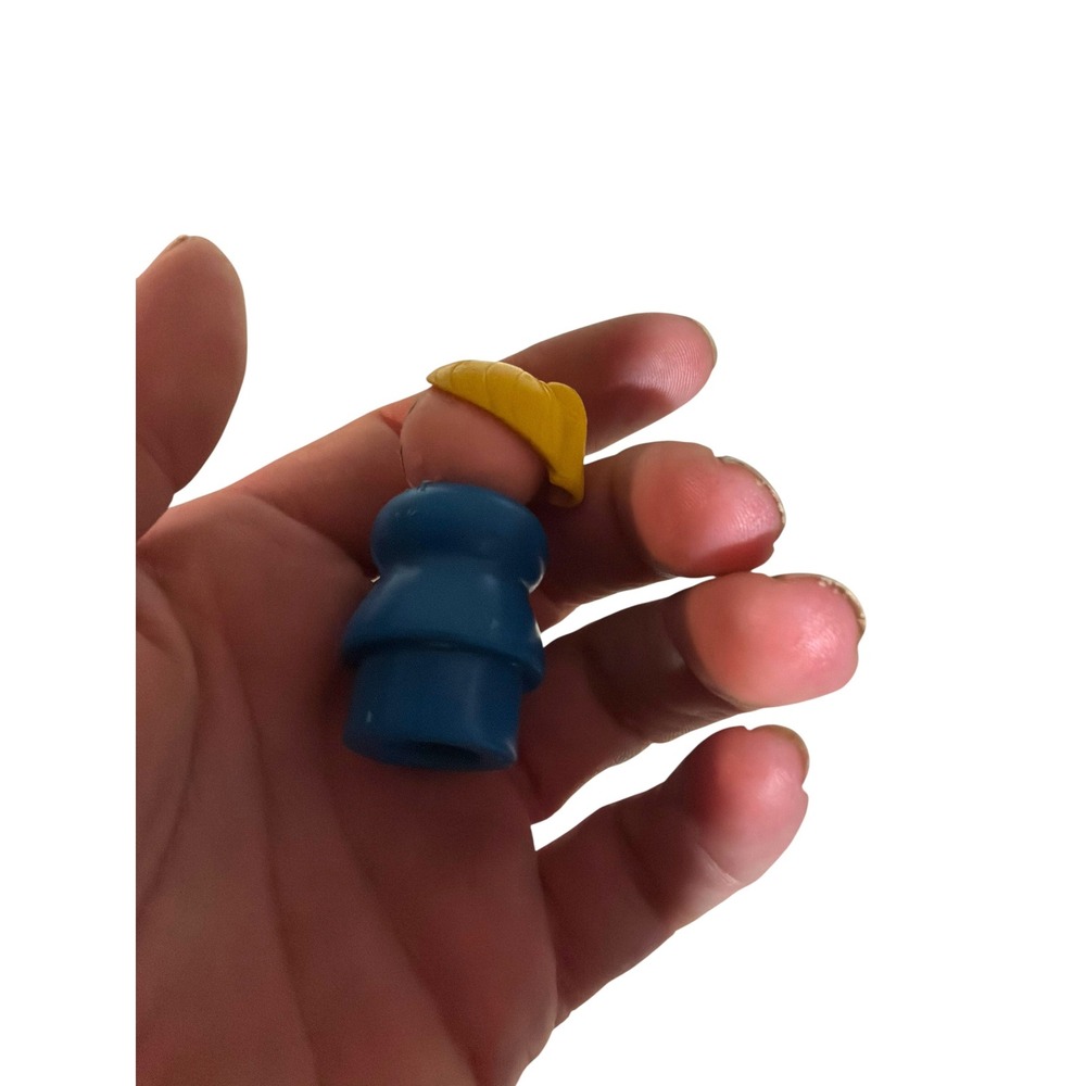 Vintage Unisex Fisher Price Little People Figure OS Blue Blonde - Picture 2 of 4